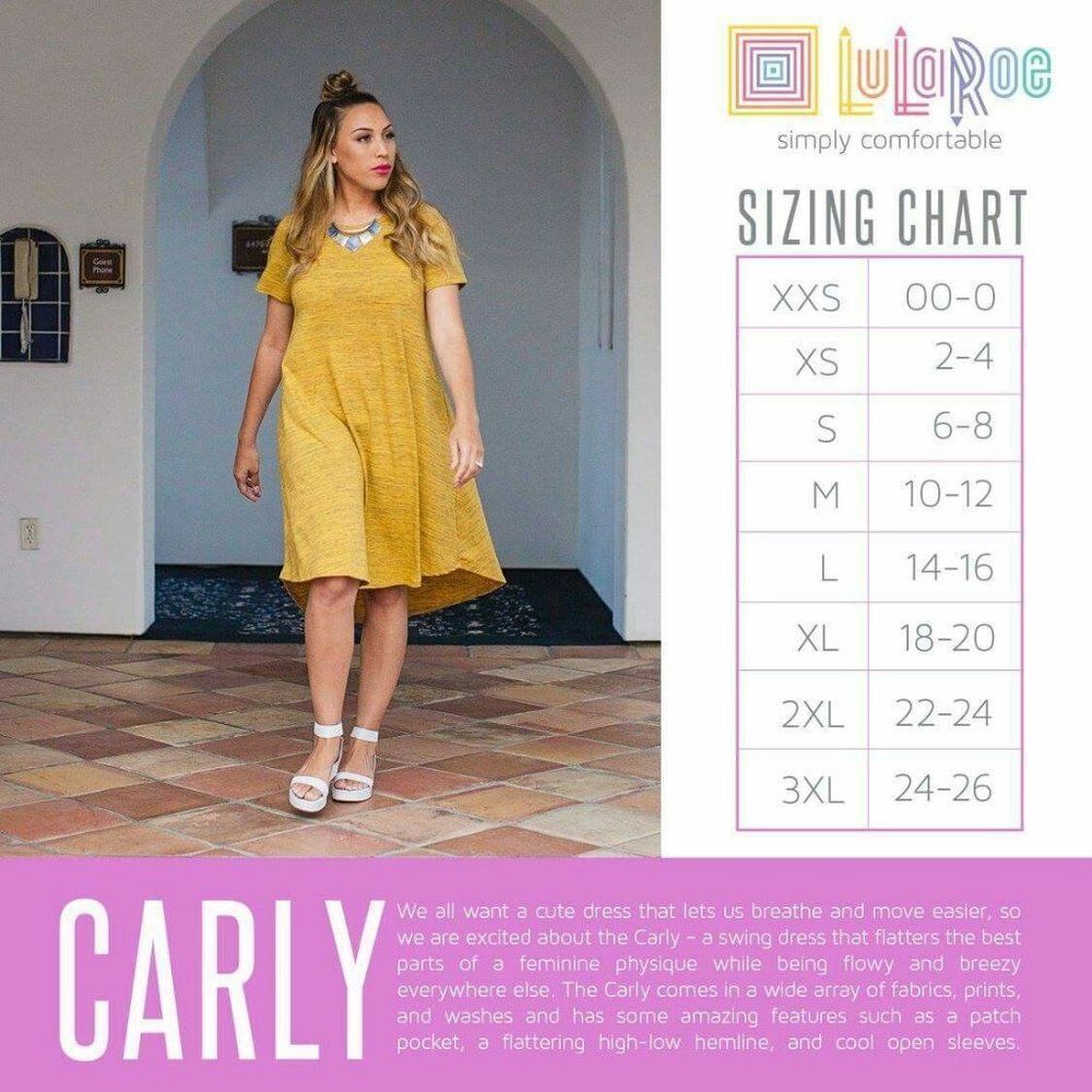 LuLaRoe Carly XS dress (D16) - Picture 5 of 5